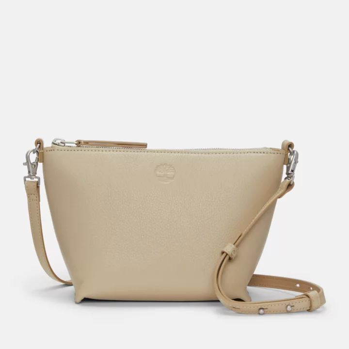 Sac à bandoulière en cuir Tuckerman pour femme en beige
