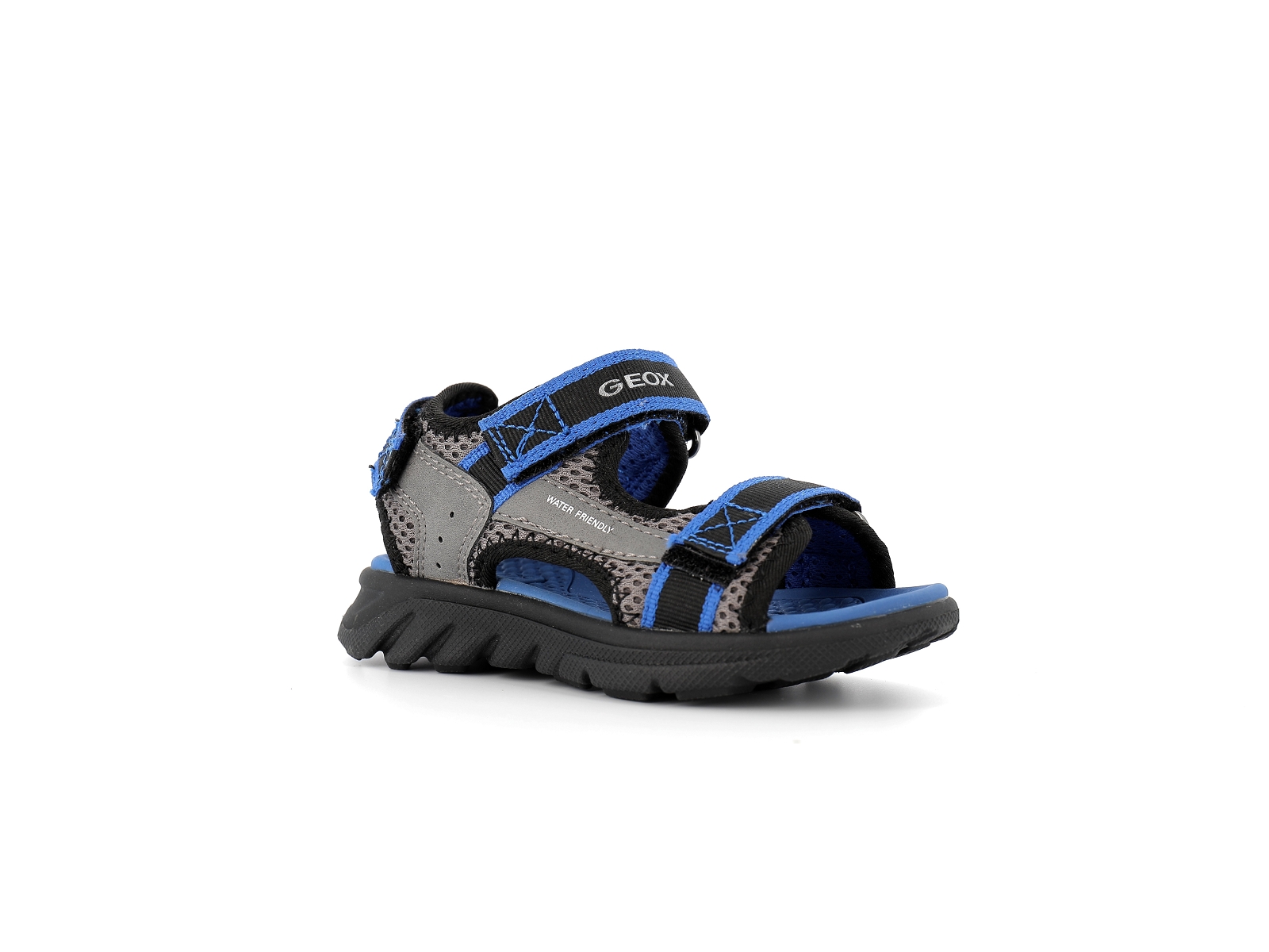 Geox-J AIRADYUM J45F1B Matières combinées Noir-Bleu