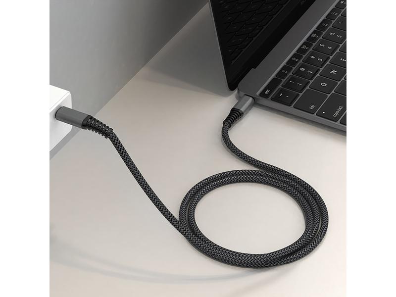 4smarts USB 2.0-Kabel Daten- und Ladekabel USB C - USB C 3 USB-C auf USB-C Kabel PremiumCord 100W 3m schwarz