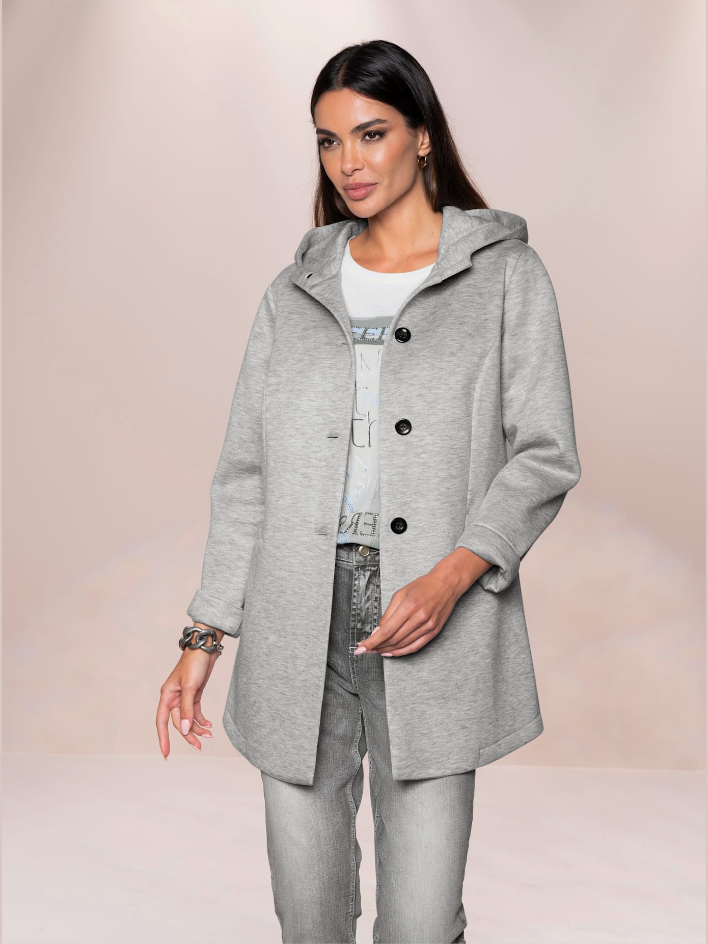 Veste aspect chiné tendance