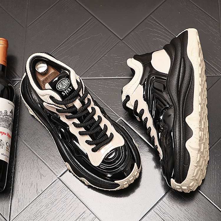 Mr Ozera - Color Block Platform Sneakers