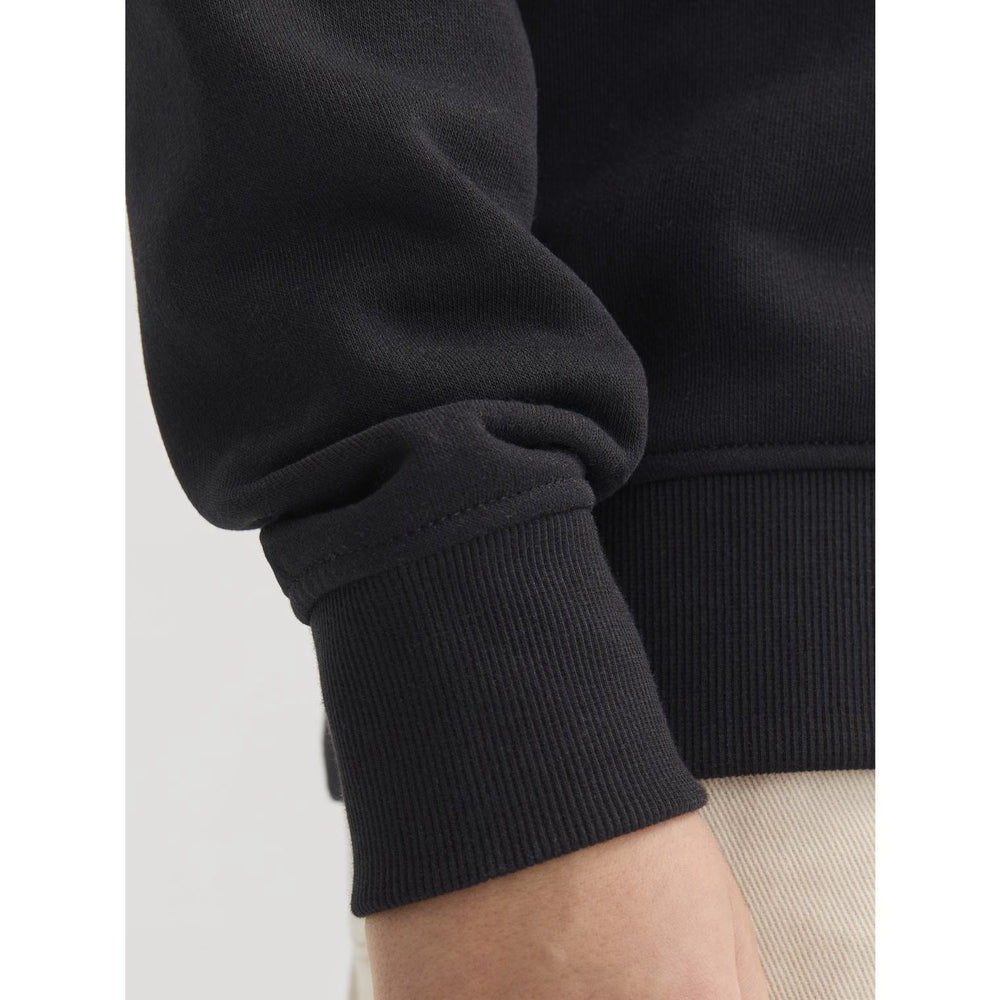 Køb Jack & Jones Junior Black Bradley Sweatshirt Half Zip Noos