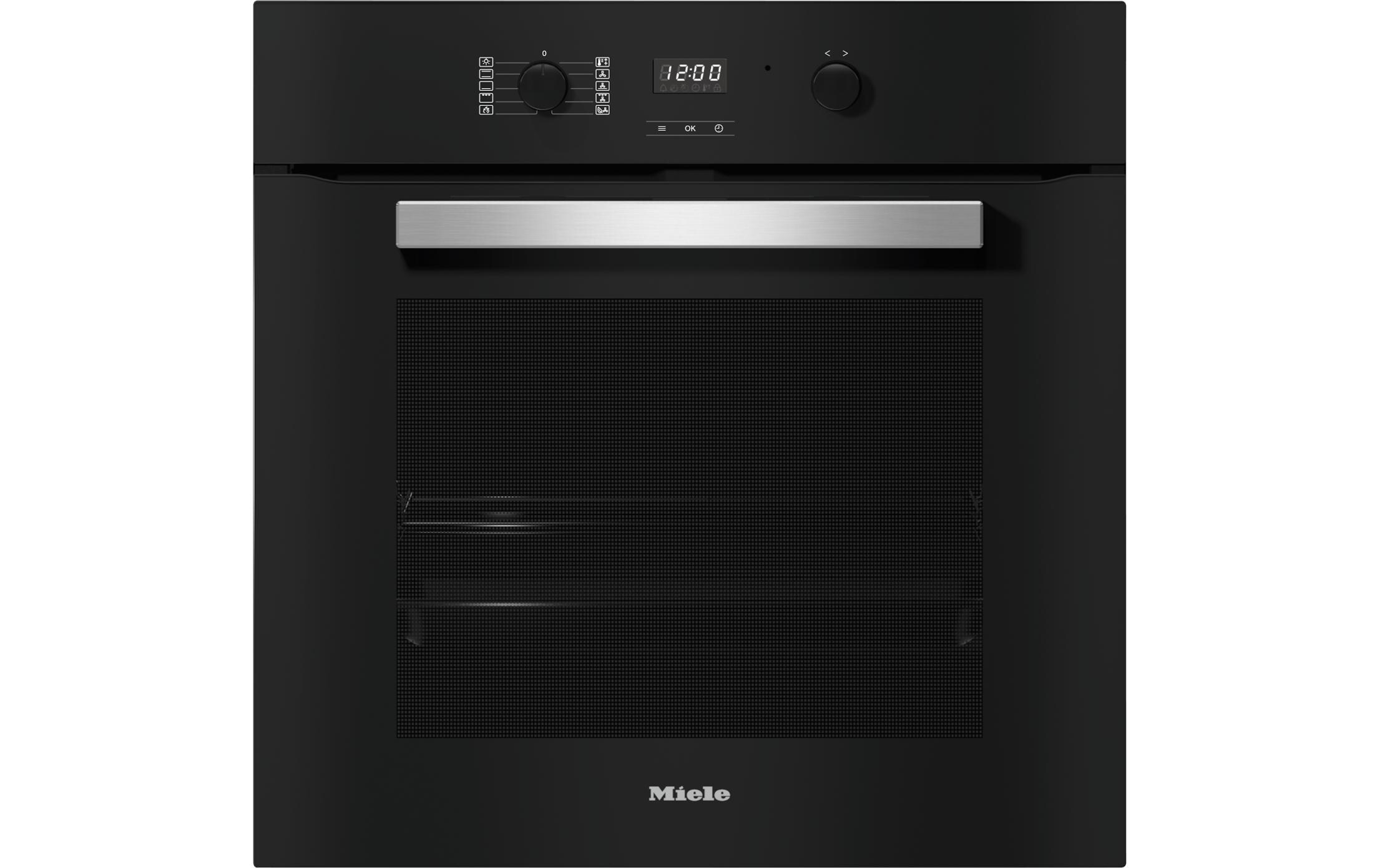 Einbaubackofen H 2456-60 BP Active Schwarz A+<br>Backofen