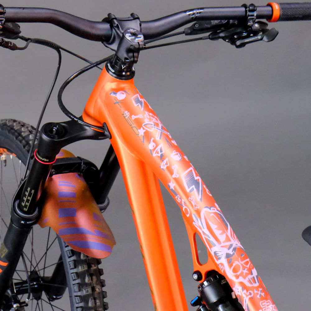 Unleazhed Unscratch Frame Rahmenschutzfolie - Serfaus Fiss Ladis White Matt kaufen | Bike-Discount