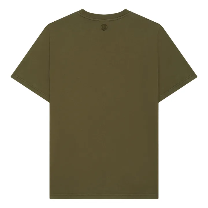 SMALLABLE BASICS T-Shirt Homme Manches Courtes Coton Bio | Vert kaki