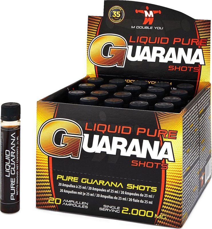 Liquid Pure Guarana (LPG) - M Double You - 20 x 2000 mg - Vloeibaar - Pre-Workout