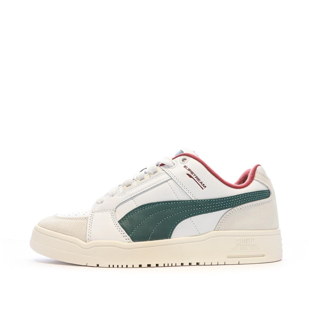 Puma Baskets Blanc/Vert Homme Puma Slipstream Lo Retro