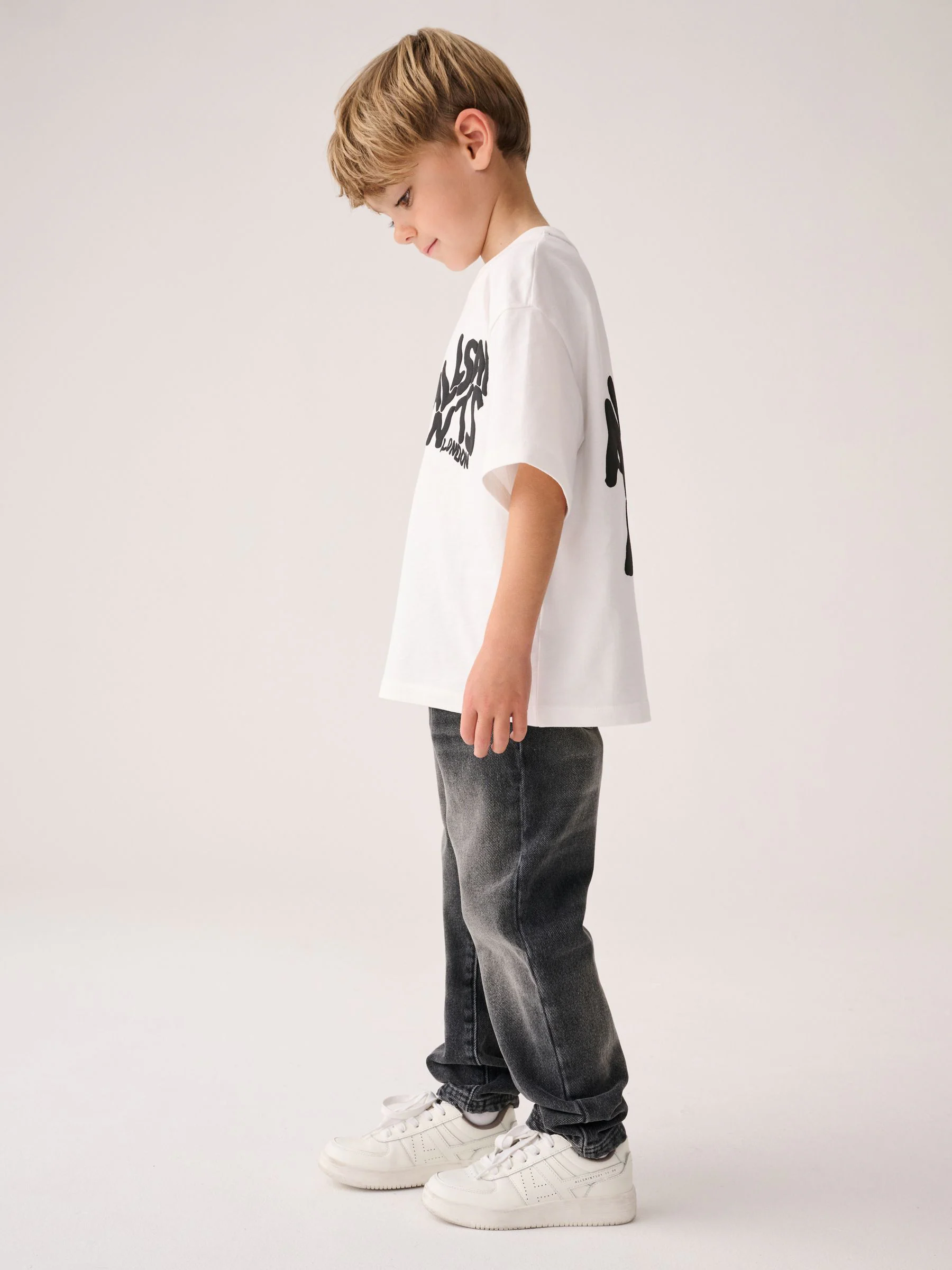 smALLSAINTS Boys Straight Fit Denim 100% Cotton Jeans