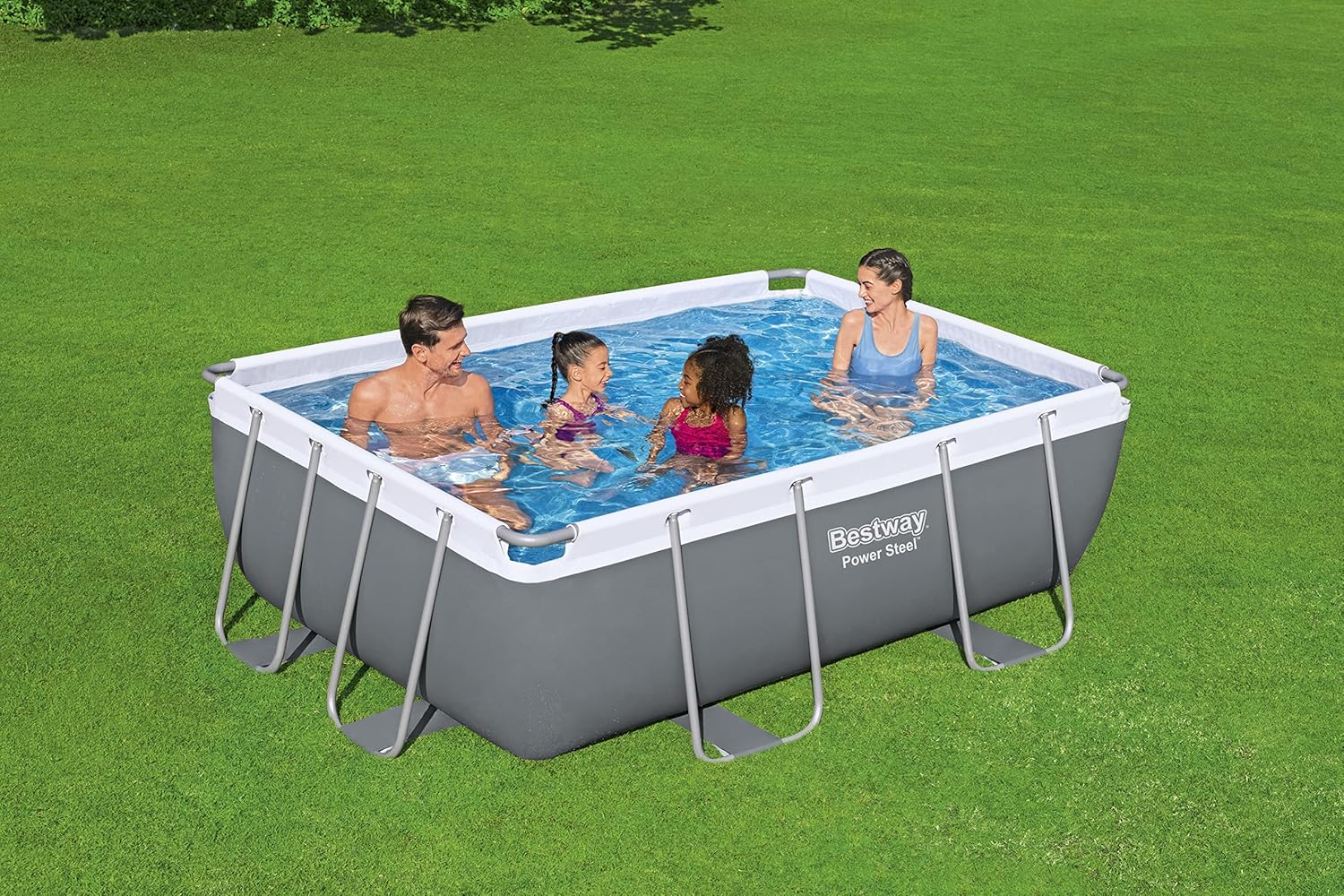 Bestway Power Steel Above Ground Pool Set 2,82 m x 1,96 m x 84 cm
