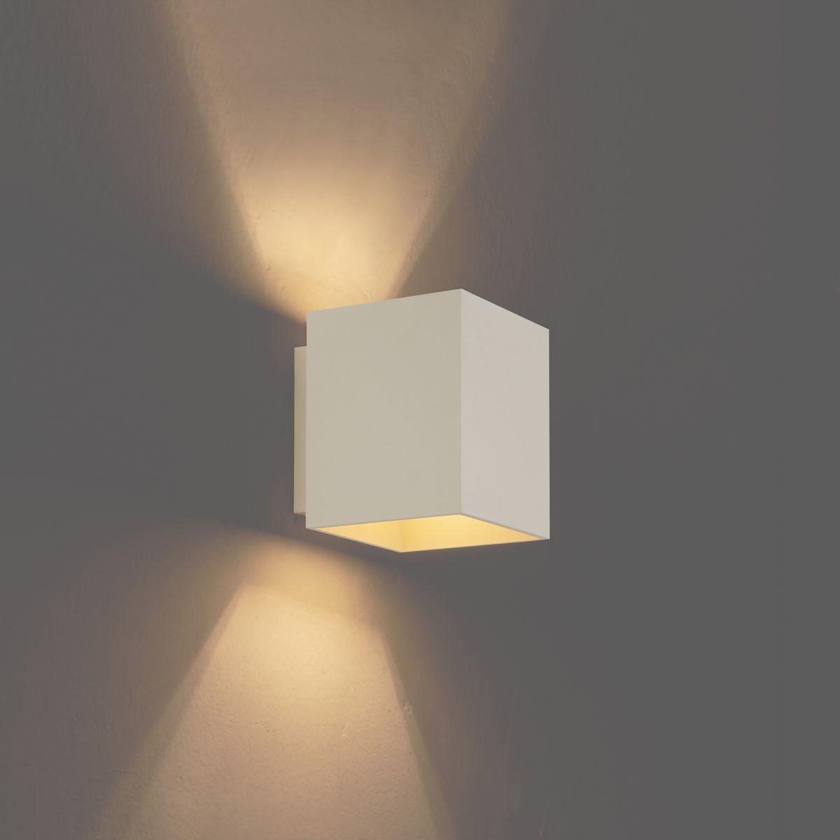 Moderne wandlamp beige G9 vierkant - Sola