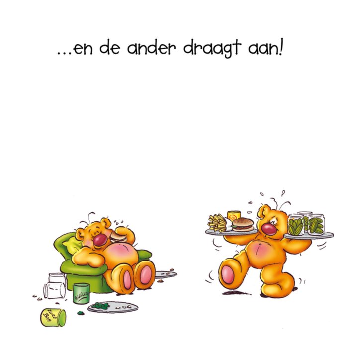 Doodles | Zwangerschapskaart | beer