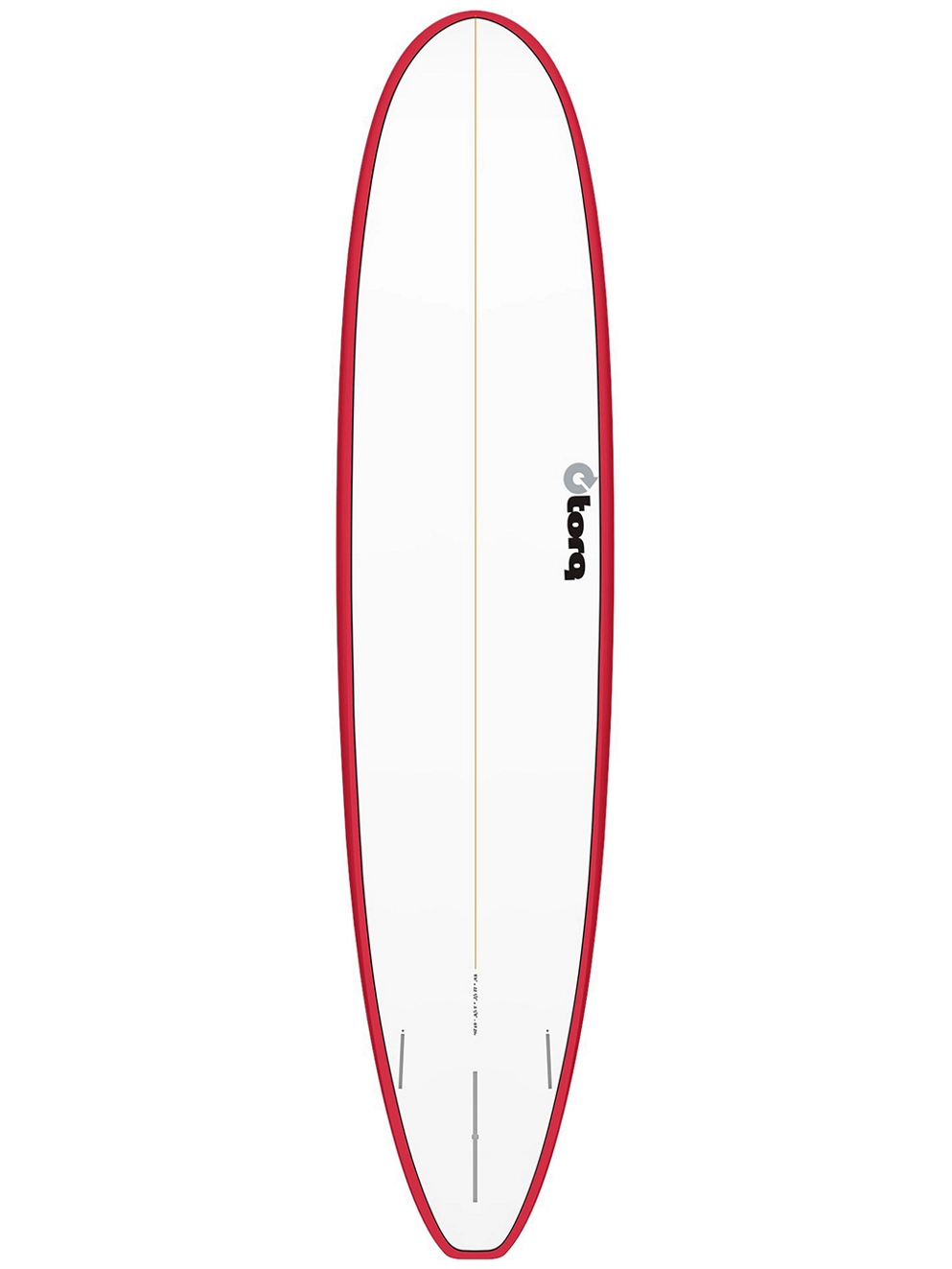Torq Epoxy Tet Longboard Redrail 8'6 Surfboard red