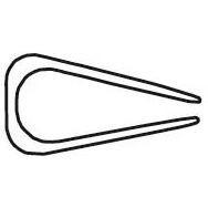 Boite de 25 baguettes à relier 3mm capacité 30 feuilles A4