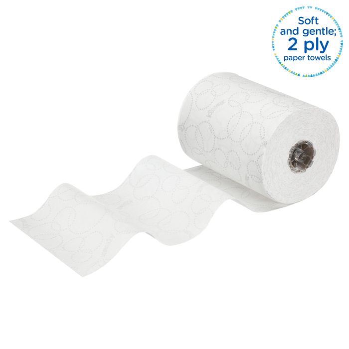 Kleenex 6781 6st Ultra Handdoekenrollen Slimroll 2-Laags wit (6781)