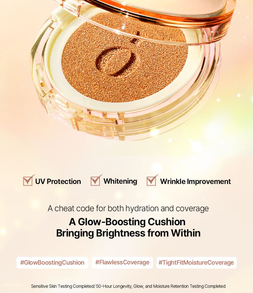 ingrediënten - Skin Barrier Glow Cover Cushion - 10 kleuren