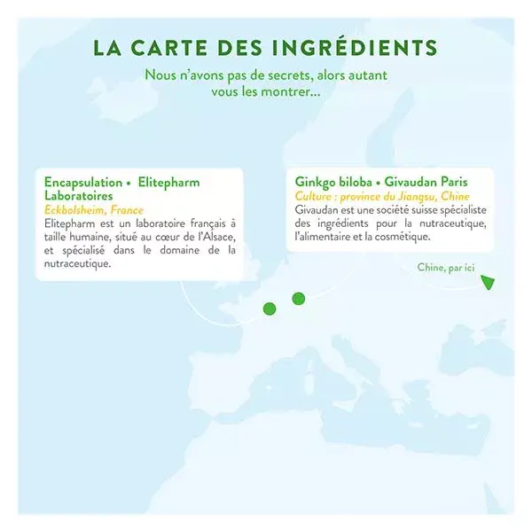 Nutri&Co Ginkgo Biloba Estimulante Cognitivo para Memória e Visão - 120 Cápsulas Veganas
