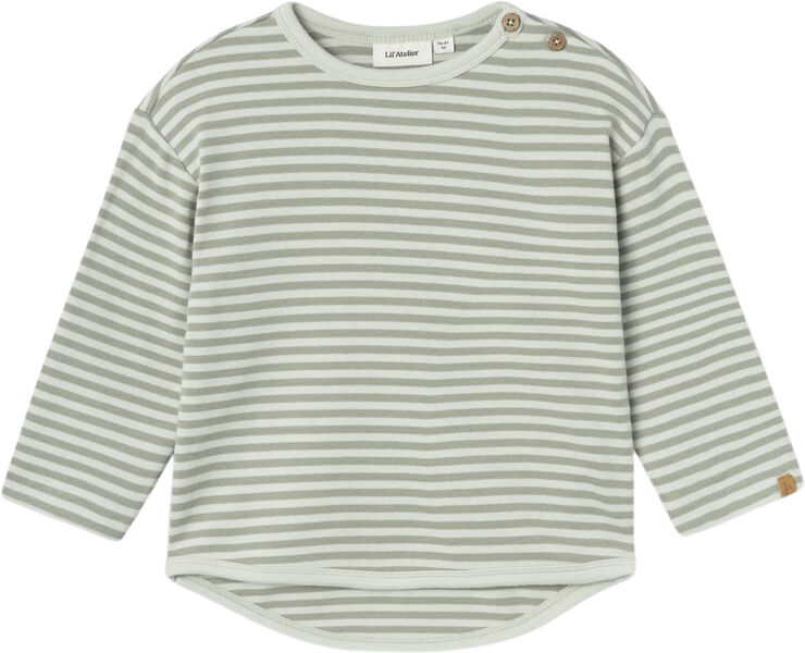 Lil' Atelier NMMGEO ALK LS RLX TOP LIL Green tint