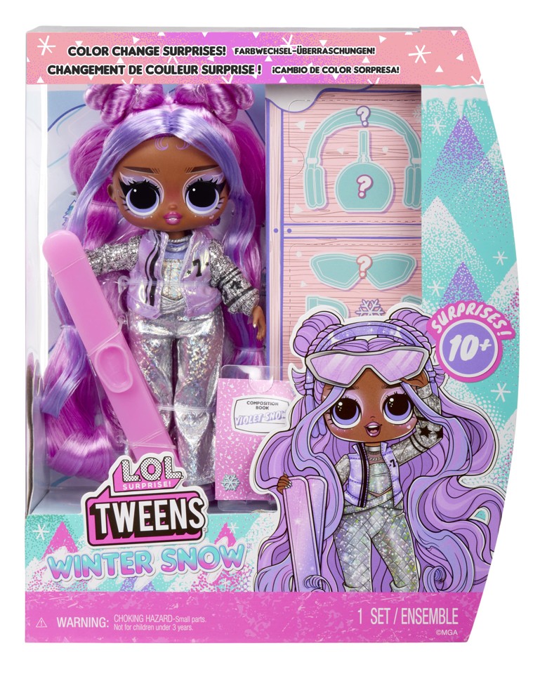 LO.L. Surprise! - Tweens Winter Sne Dukke - Violet Snow