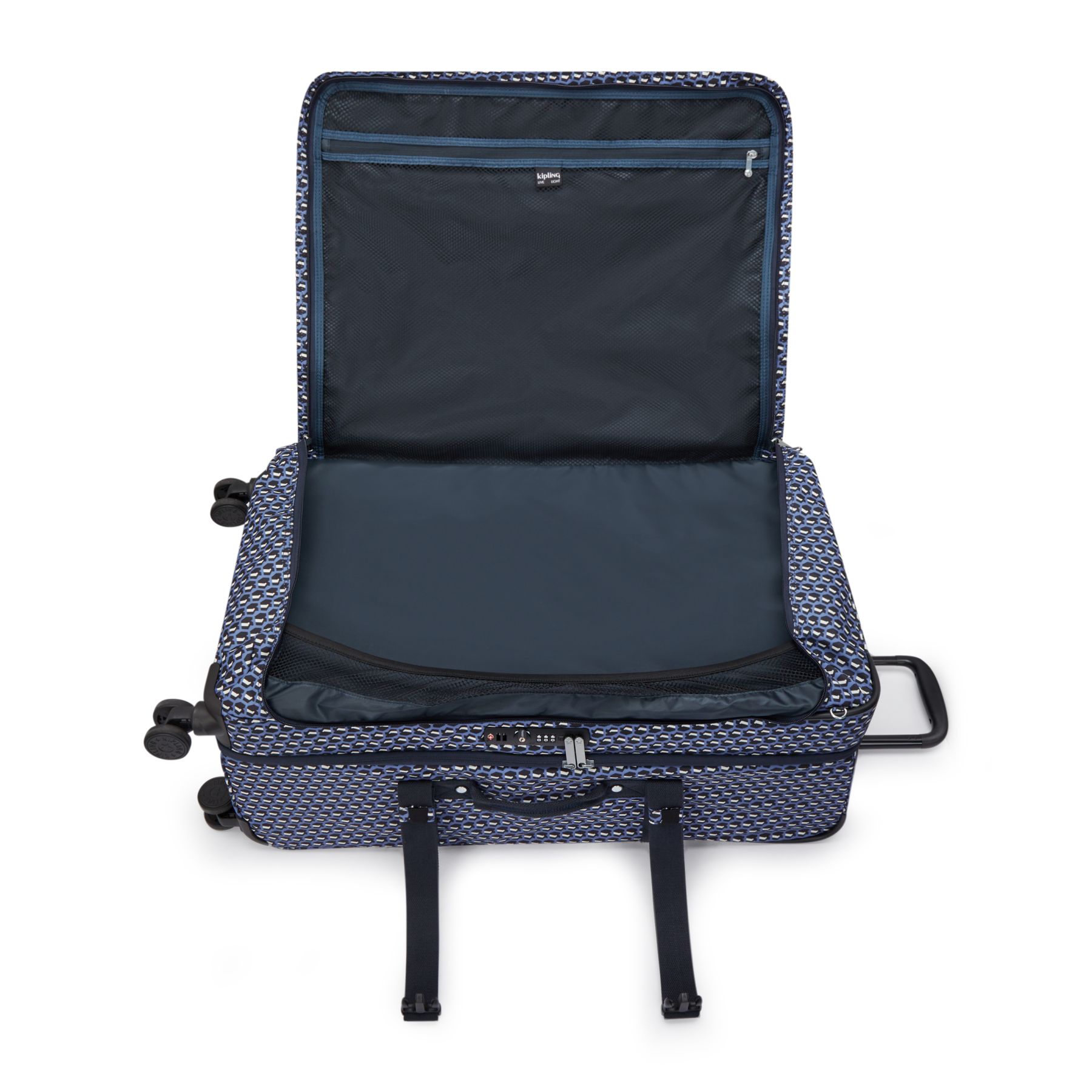 SPONTANEOUS L Grande valise à 4 roues - 3D K Blue