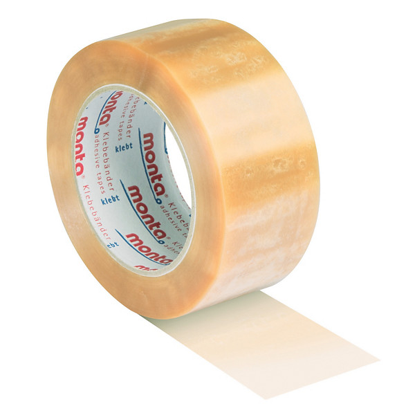 6 rubans adhésifs PVC Monta 283 transparent 50 mm x 100 m