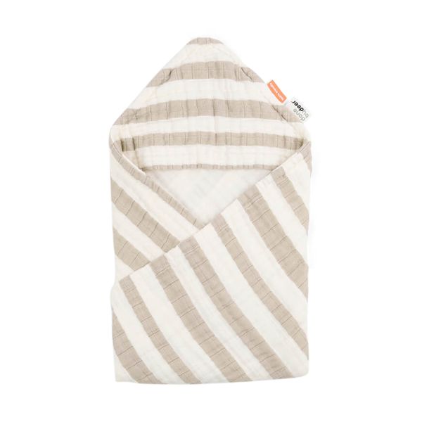 Done by Deer Stripes Badcape Beige