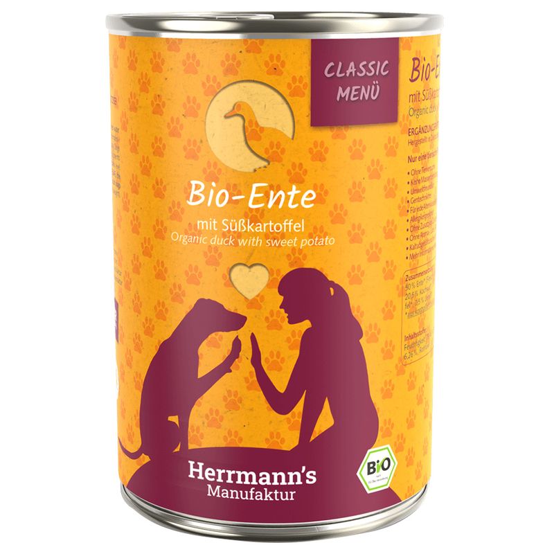 Lot Herrmann's Menu Bio Classic 12 x 400 g