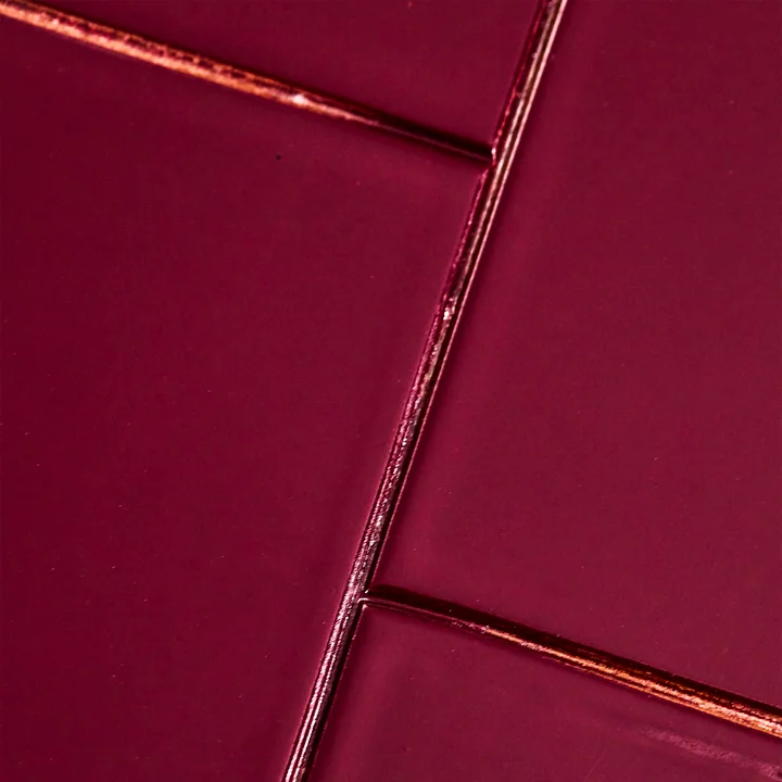 House Doctor - Brick Couchtisch, 100 x 100 cm, rot