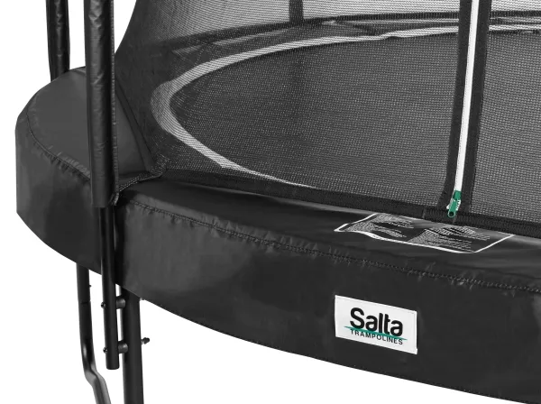 Salta Trampolin Premium Black Edition Ø396 cm, sort inkl. sikkerhedsnet (805-561)