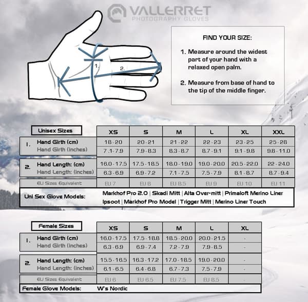 Vallerret Urbex Photography Glove XL, brown