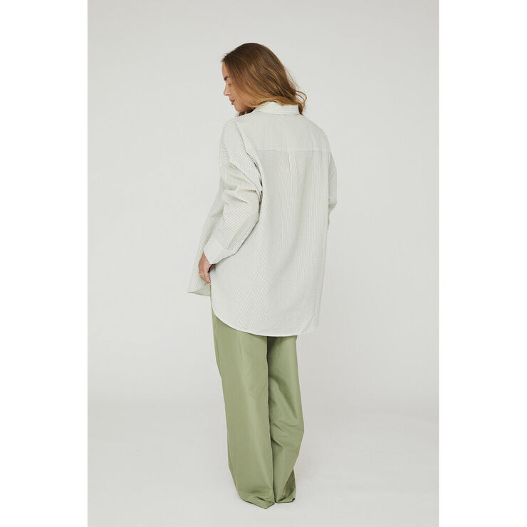A-VIEW Sonja shirt Green/white