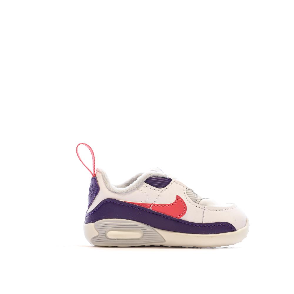 Nike Baskets Blanches/Violet Garçon Nike Max 90