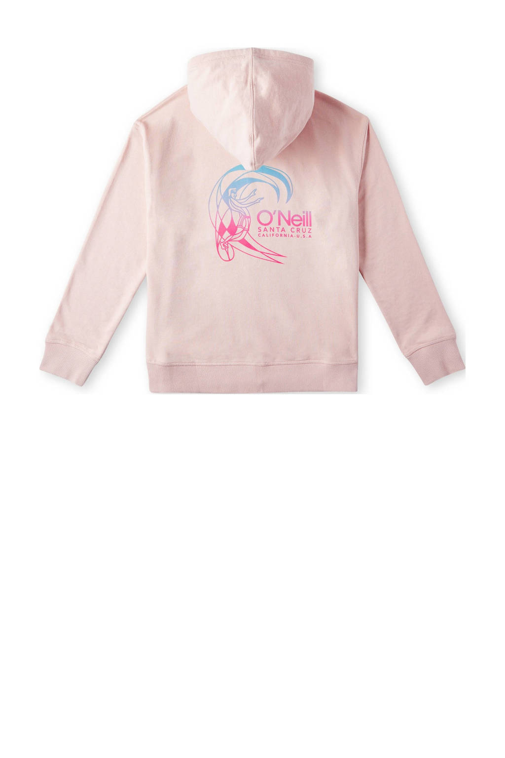 O'Neill sweatvest met backprint lichtroze