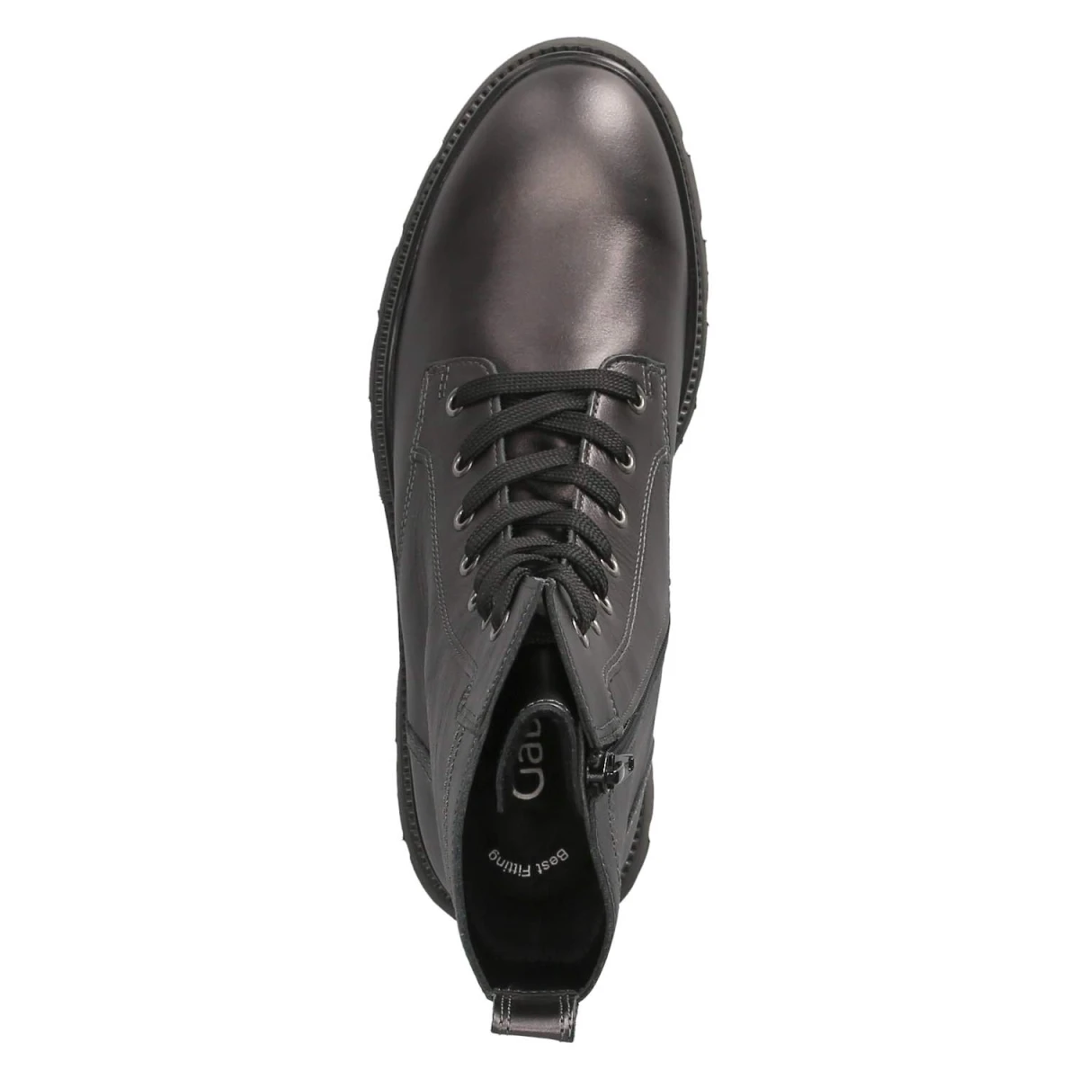 GaborSchnürstiefeletten - antiksilber