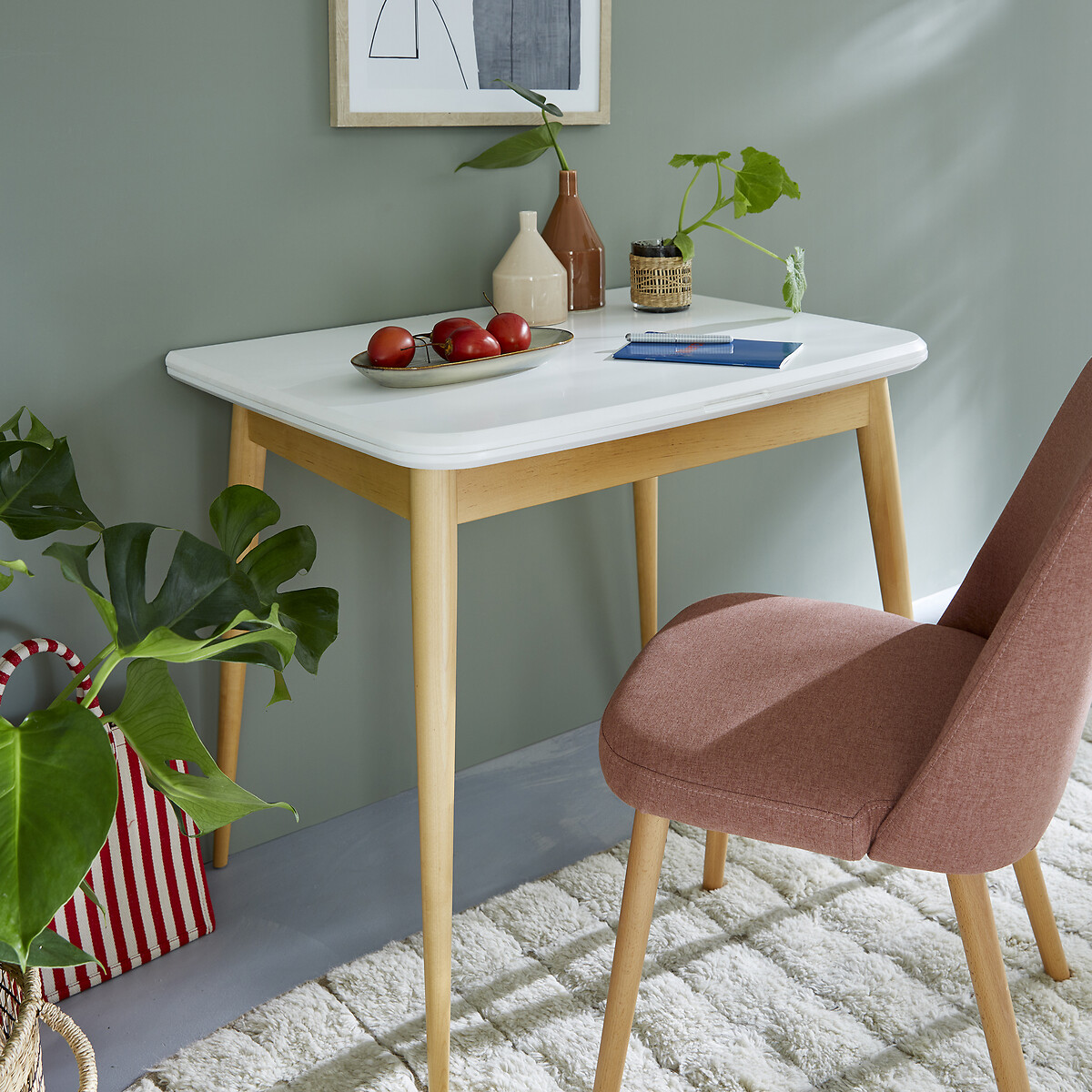 LA REDOUTE INTERIEURS<br>Mesa com extensões, 2 a 6 pessoas, Jimi