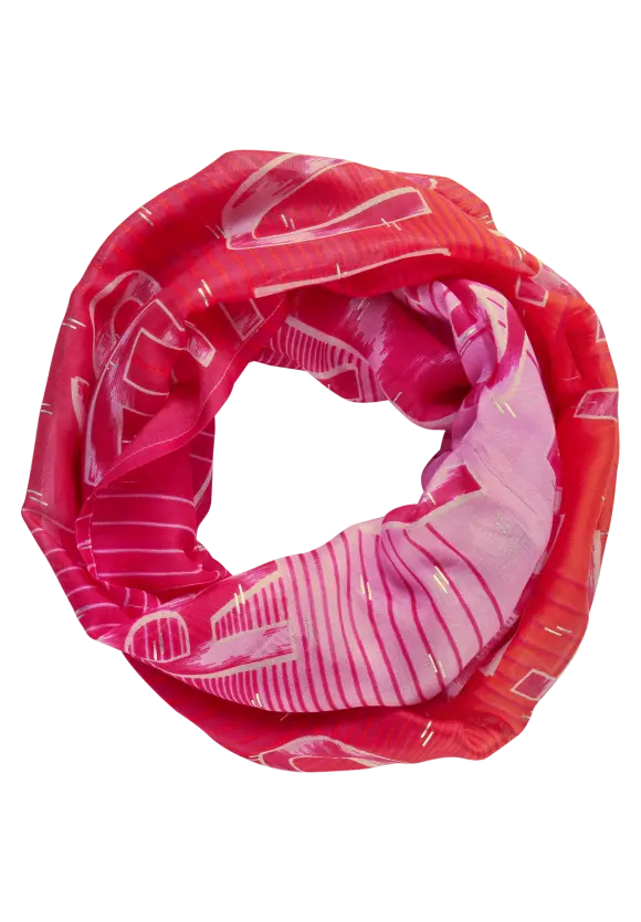 Modal Print Loop - pink sorbet