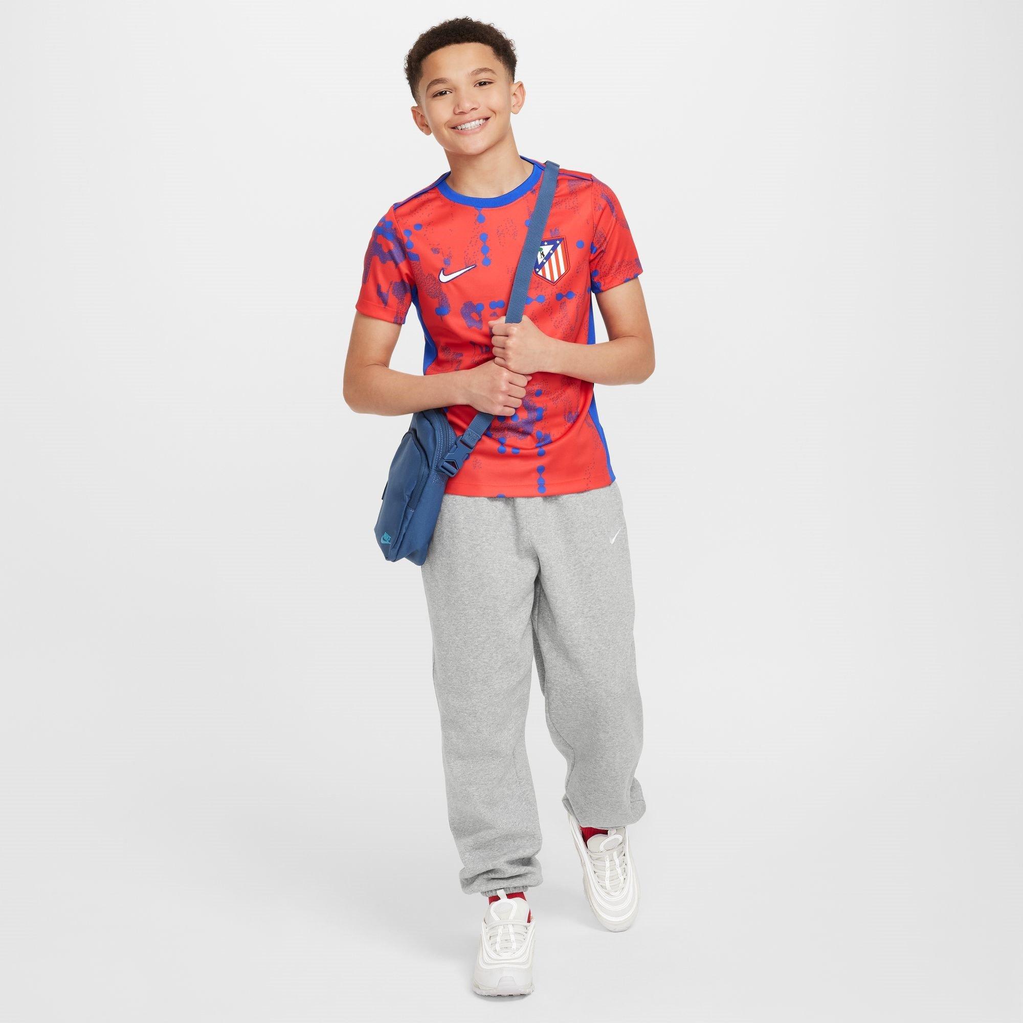 Nike Atletico Madrid Home Pre Match Shirt 2024 2025 Juniors