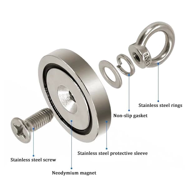 INF Superkraftig neodymmagnet / fiskemagnet