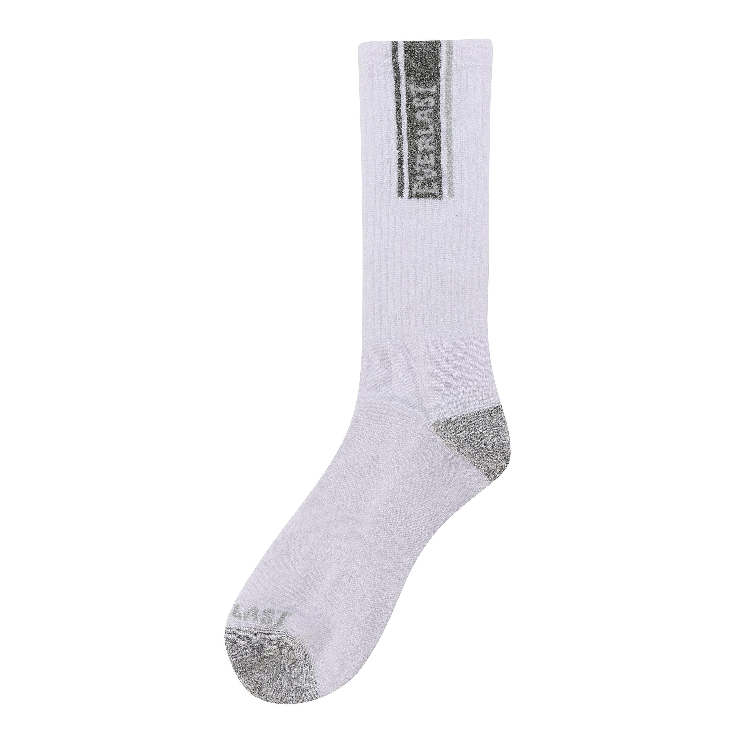 Everlast 6pk Crew Sock Mens