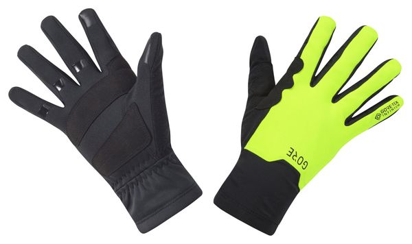 Gants running Gore Wear Gore-Tex Infinium Mid Jaune Fluo/Noir