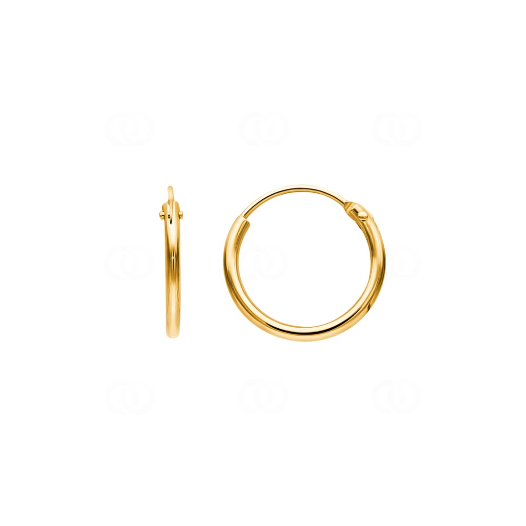 Kreolen 750/18 K Gelbgold Ø 13mm