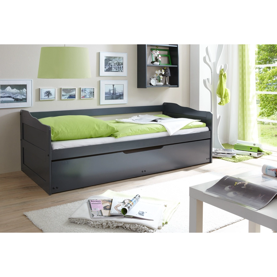 TICAA Sofabett Marianne Kiefer Grau Grau