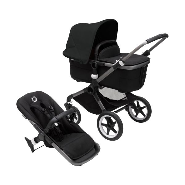 Bugaboo Fox 3 Kinderwagen Basis - Graphite / Midnight Black
