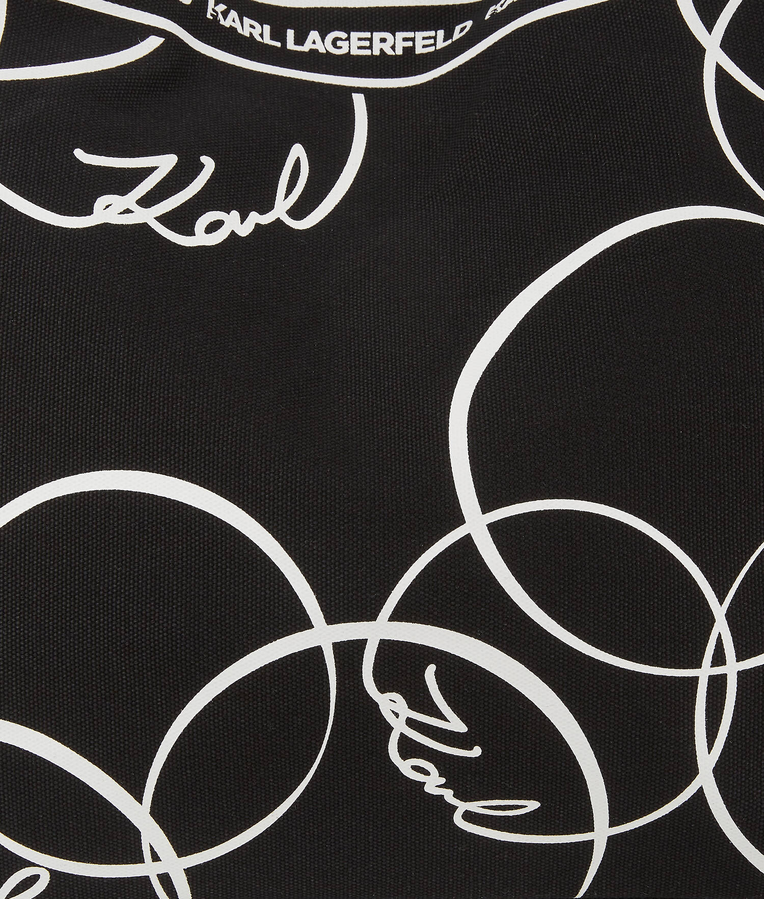 CABAS À MOTIF CIRCULAIRE K/SIGNATURE