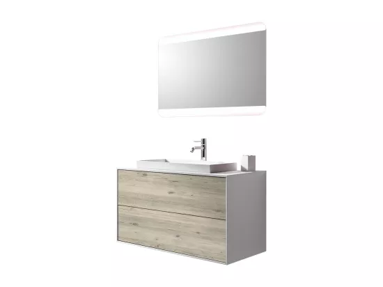 Ensemble de salle de bain 3 pièces AIGUILLE pin arctique