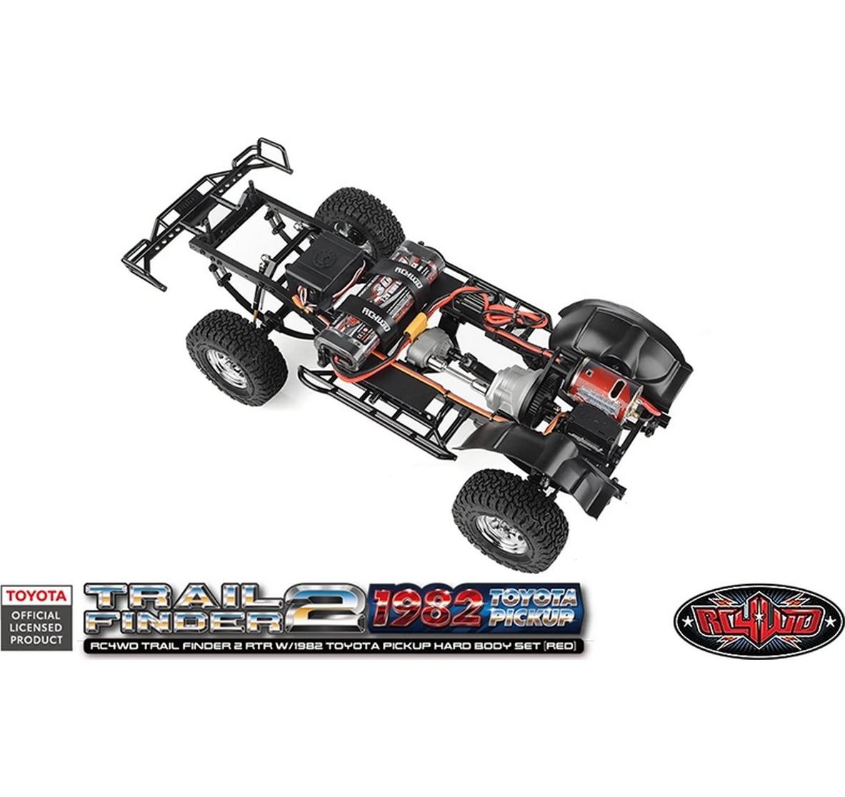 Scale Crawler Trail Finder 2 1982 Toyota, RTR, 1:10, Rot<br>1982 Toyota Pickup mit fester Karosserie