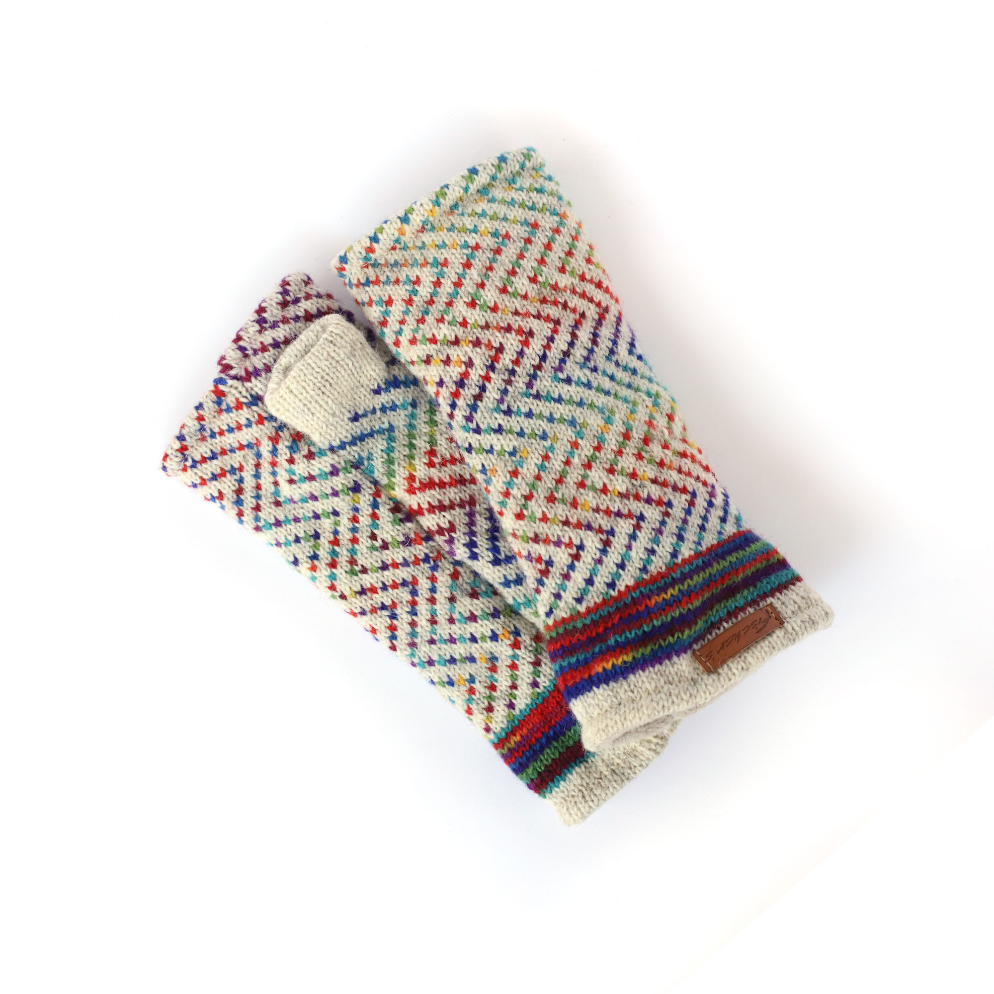 Pulswärmer 'Zickzack', multicolor günstig bestellen