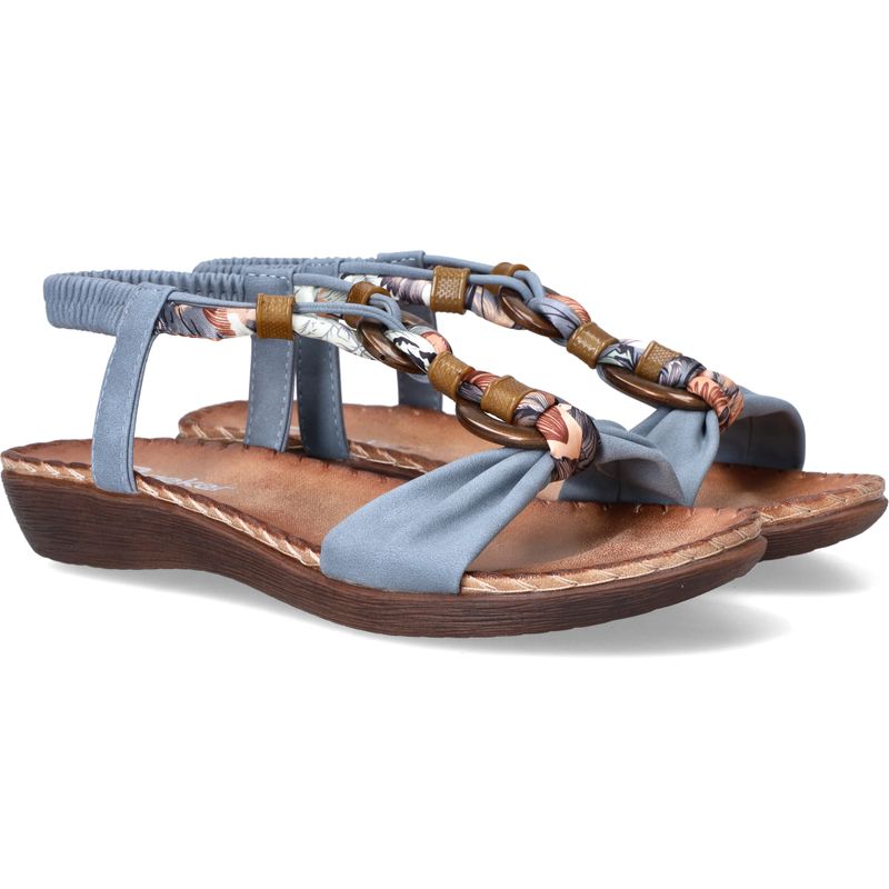 Rieker Sandalen Blauw Dames
