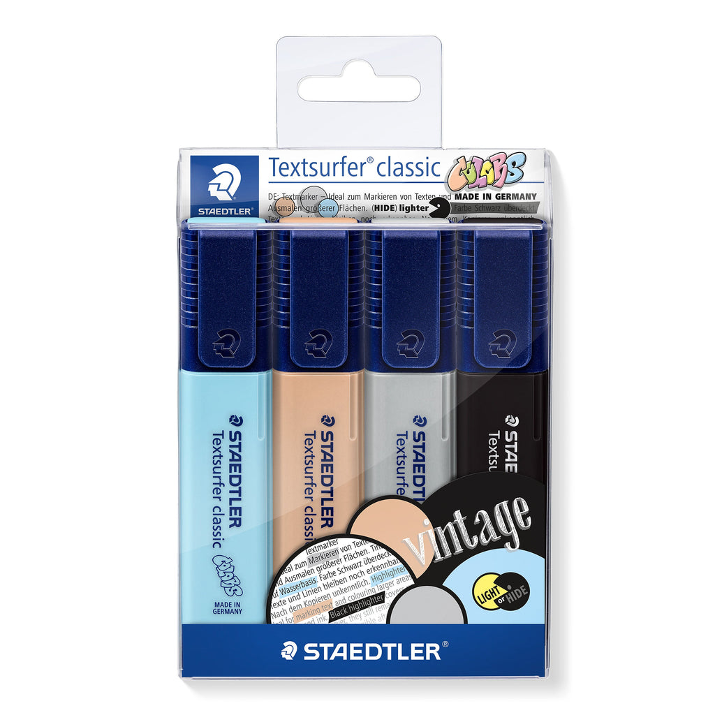 Marcadores Fluorescentes Textsurfer Pastel 4 unidades Staedtler