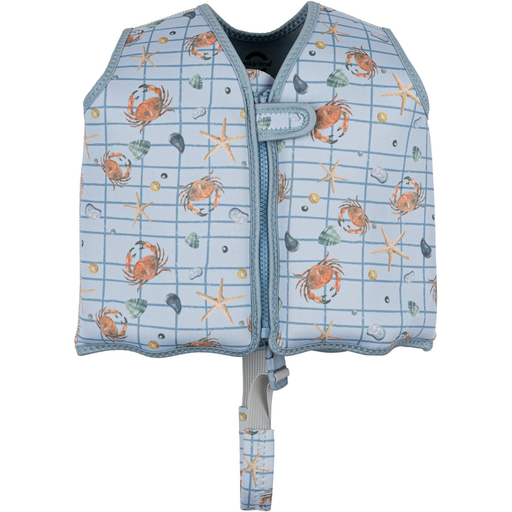 Køb Mikk-Line Faded Denim AOP Svømmevest