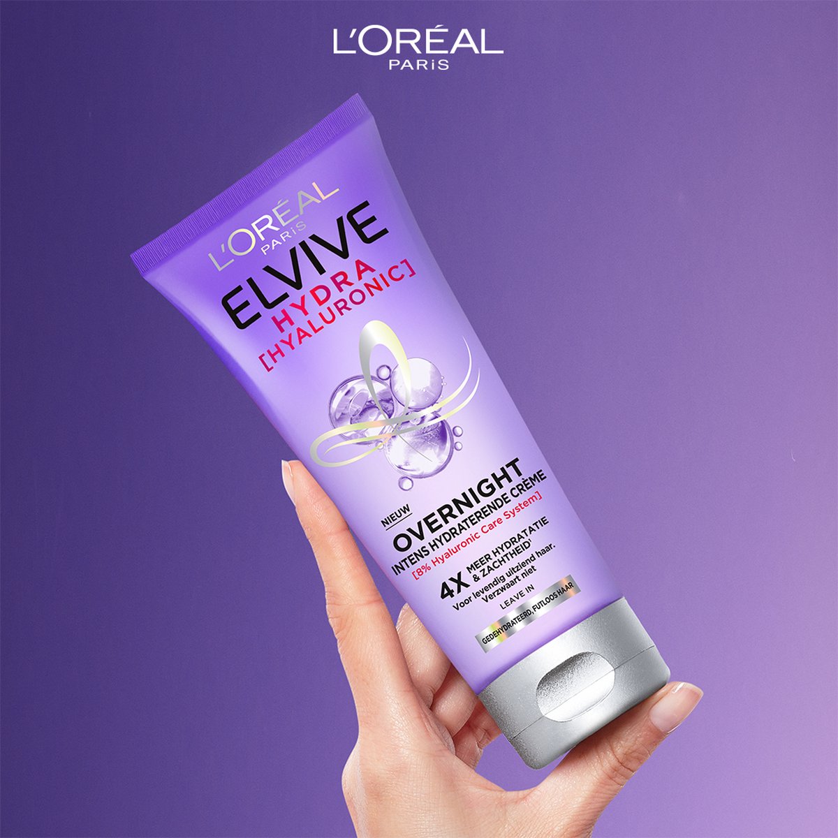 L’Oréal Elvive Hydra Hyaluronic Overnight Cream (200 ml)